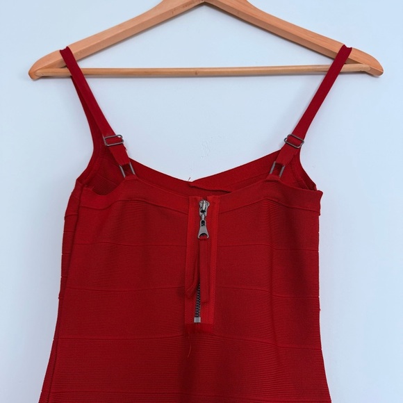 Guess Celeste flounce dress in red Size: XS - Picture 5 of 8